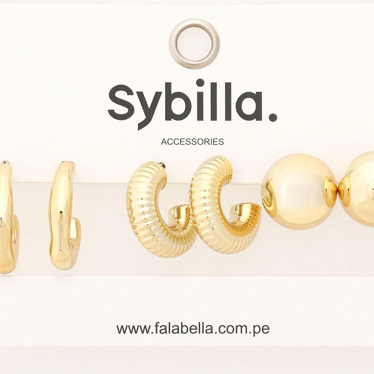 SYBILLA - Aretres Pack X3 Mujer Sybilla