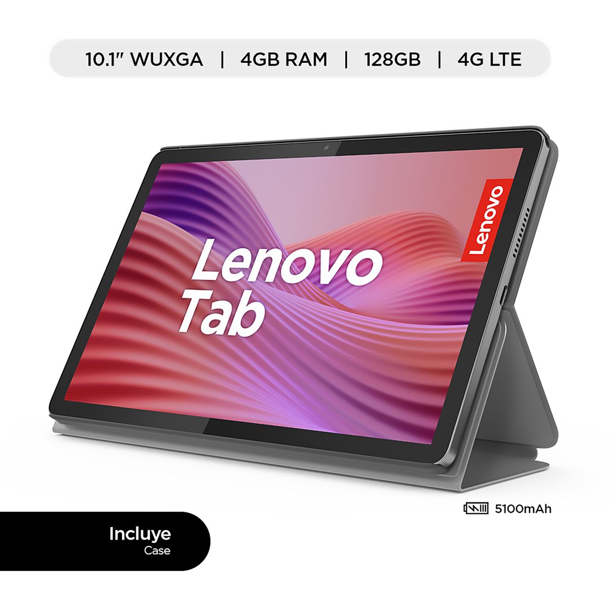 LENOVO - Tablet Lenovo Tab LTE Mediatek Helio G85 4 Gb Ram 128 Gb 10.1" Wuxga