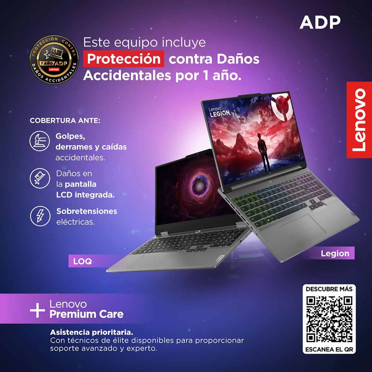 LENOVO - Laptop Gamer Loq  Amd Ryzen 7 Rtx 4050 16gb Ram 512 Gb Ssd 15.6" Fhd 144hz Serie 7000