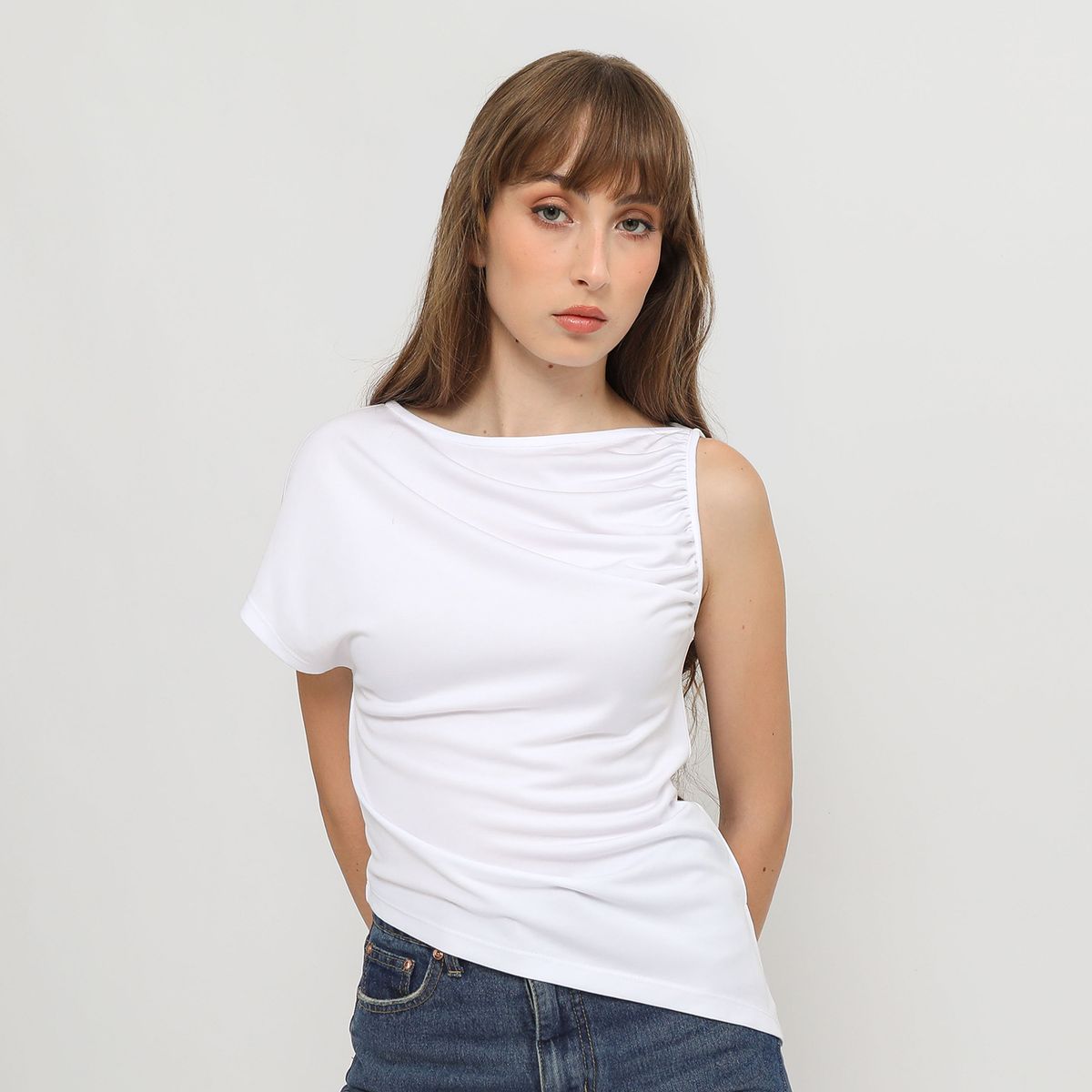 DENIMLAB - Polo Asimétrico Mujer Denimlab