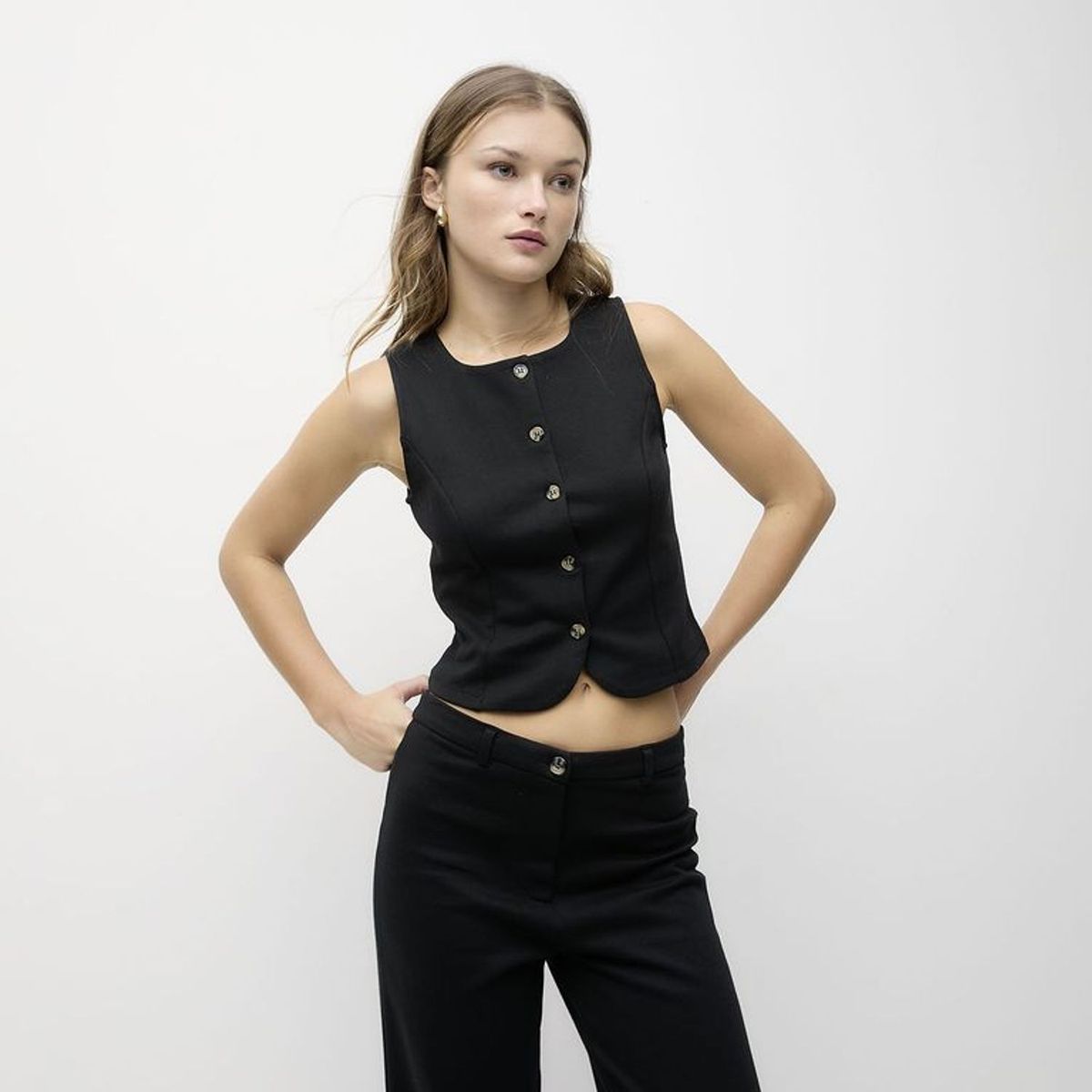 SYBILLA - Blusa Sin Mangas Mujer Sybilla