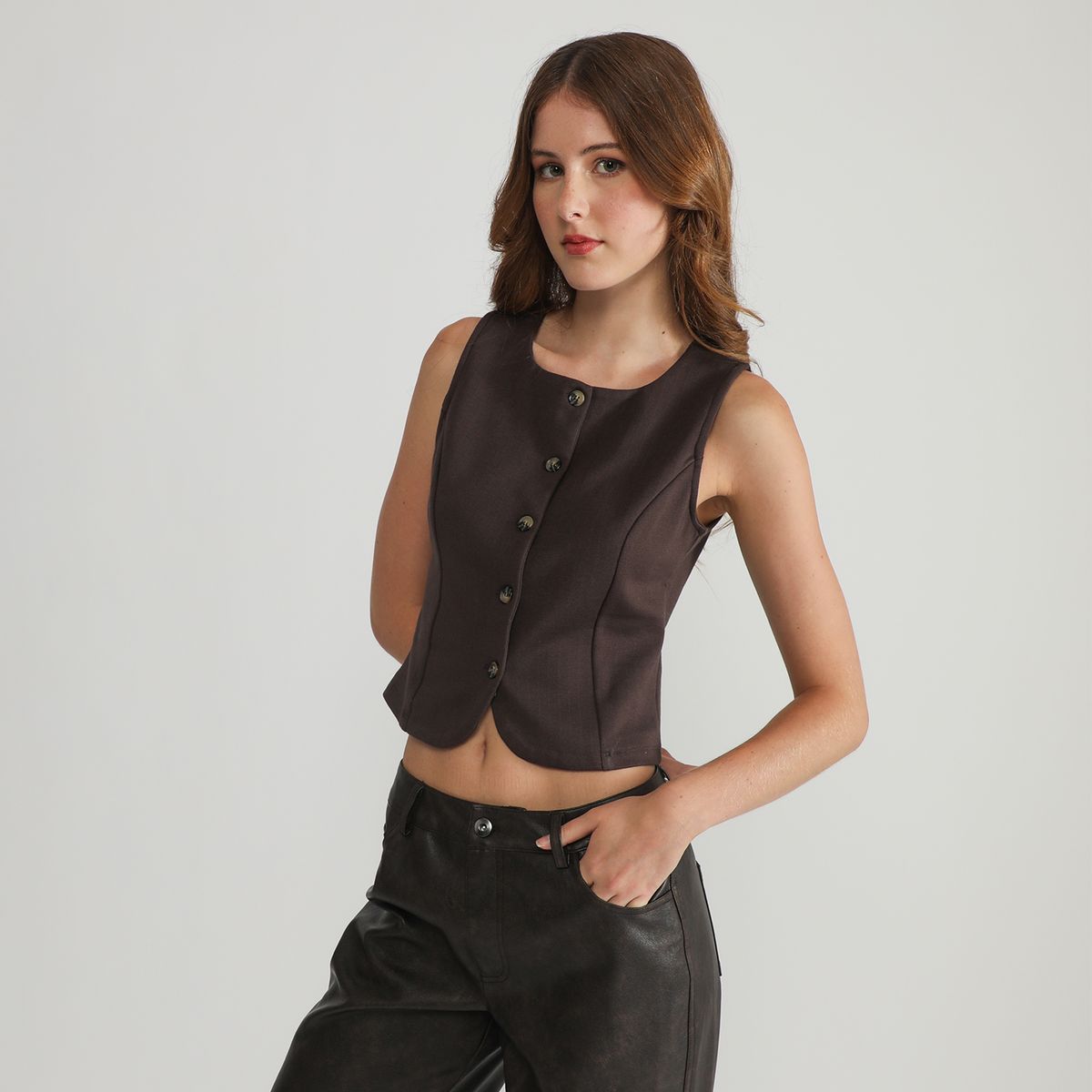 SYBILLA - Blusa Sin Mangas Mujer Sybilla