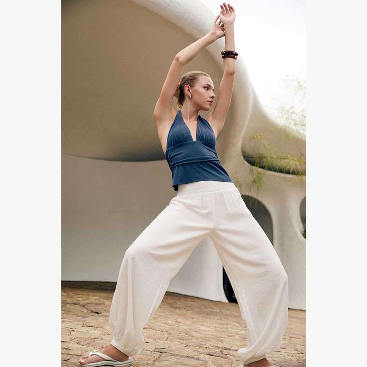 SYBILLA - Pantalón Bombacho Mujer Sybilla