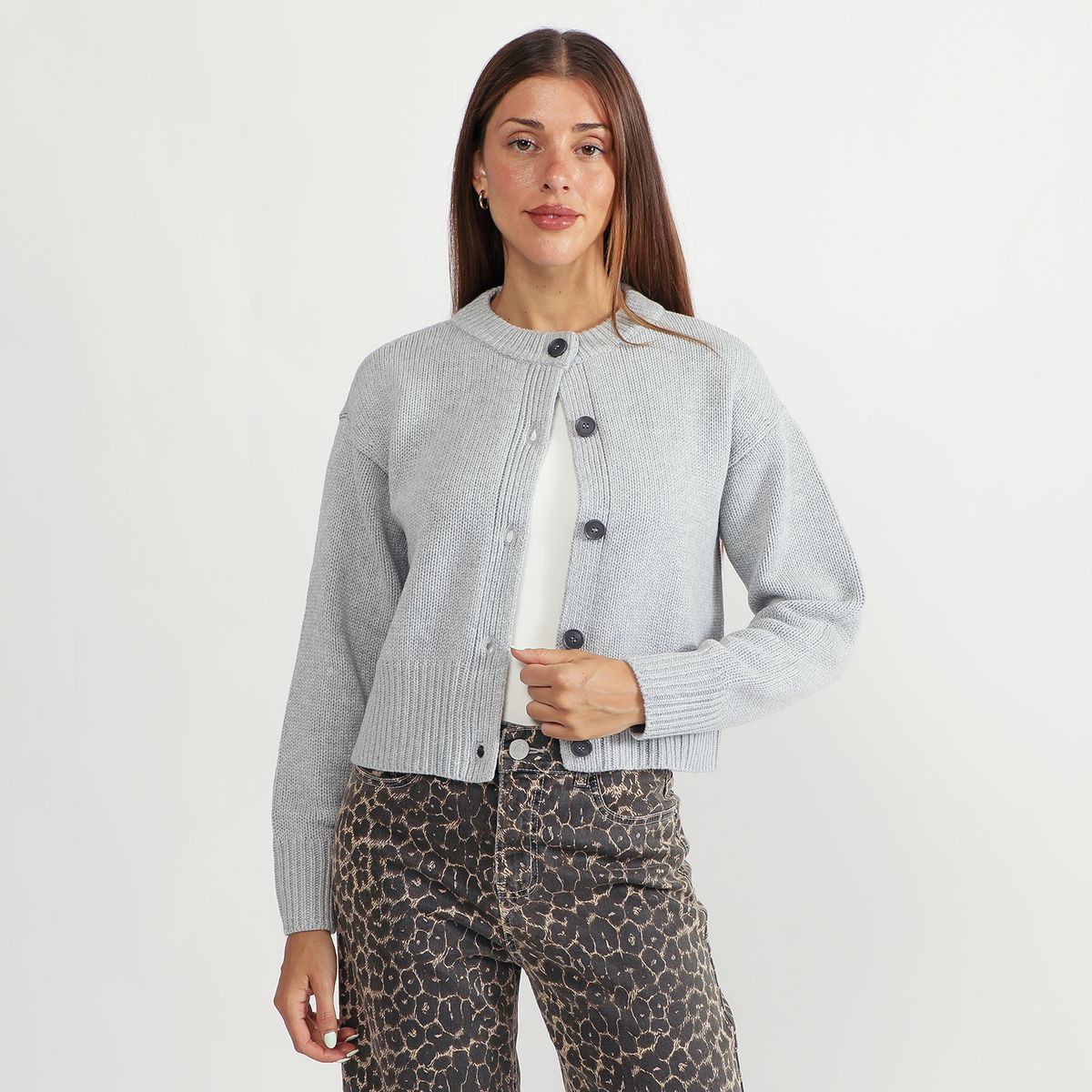 BASEMENT - Cardigan Mujer Basement