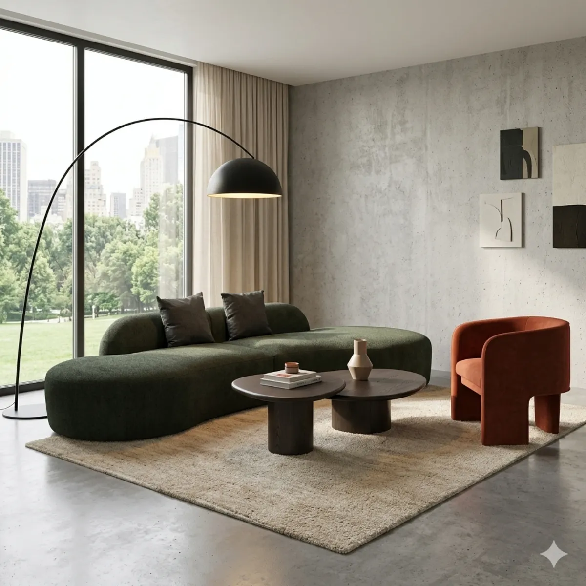BASEMENT HOME - Set x2 Mesas Auxiliares Organic