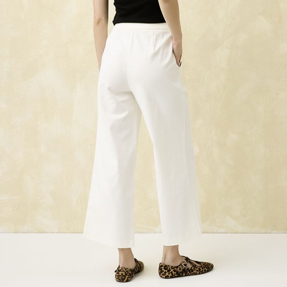 UNIVERSITY CLUB - Pantalón Wide Leg Tiro Alto Mujer University Club