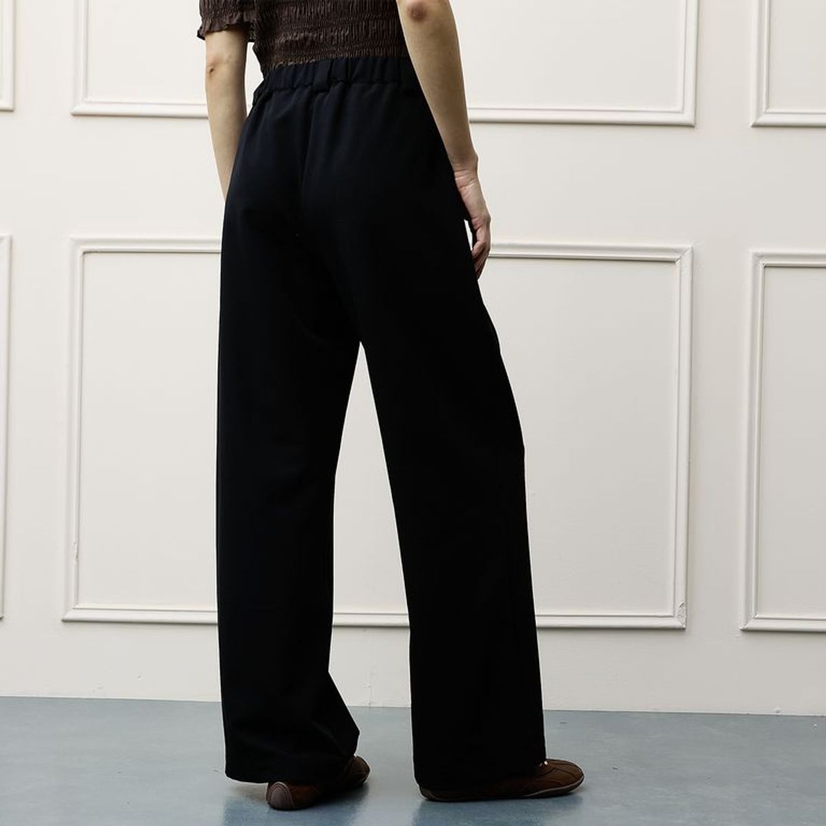 BASEMENT - Pantalón Straight Tiro Alto Mujer Basement