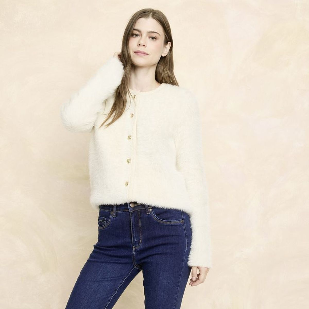 ELLE - Cardigan Mujer Elle
