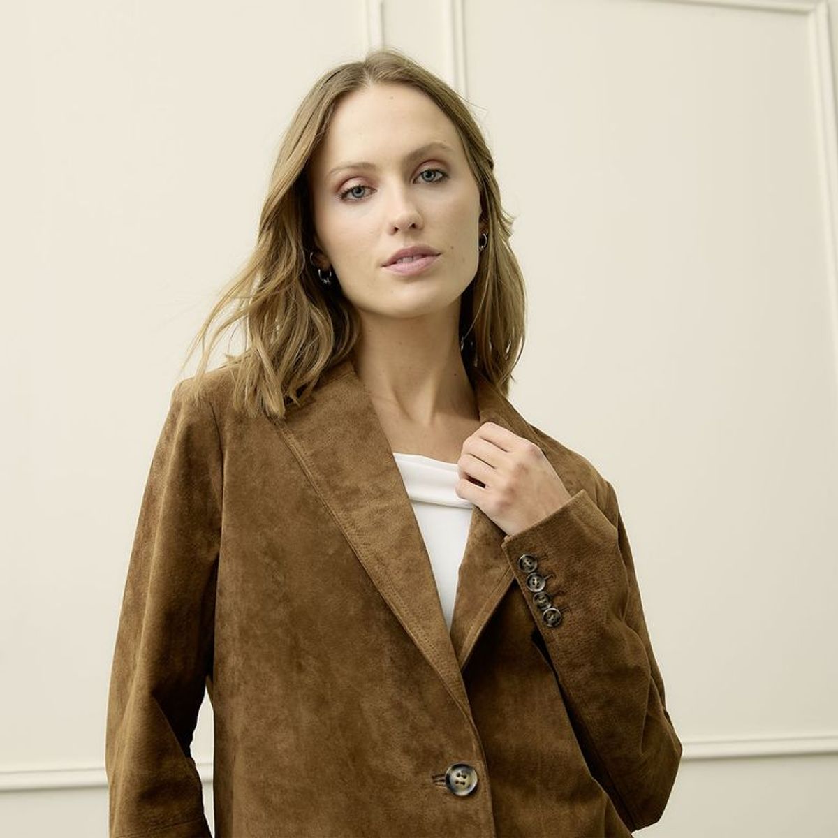 BASEMENT - Blazer De Cuero Mujer Basement