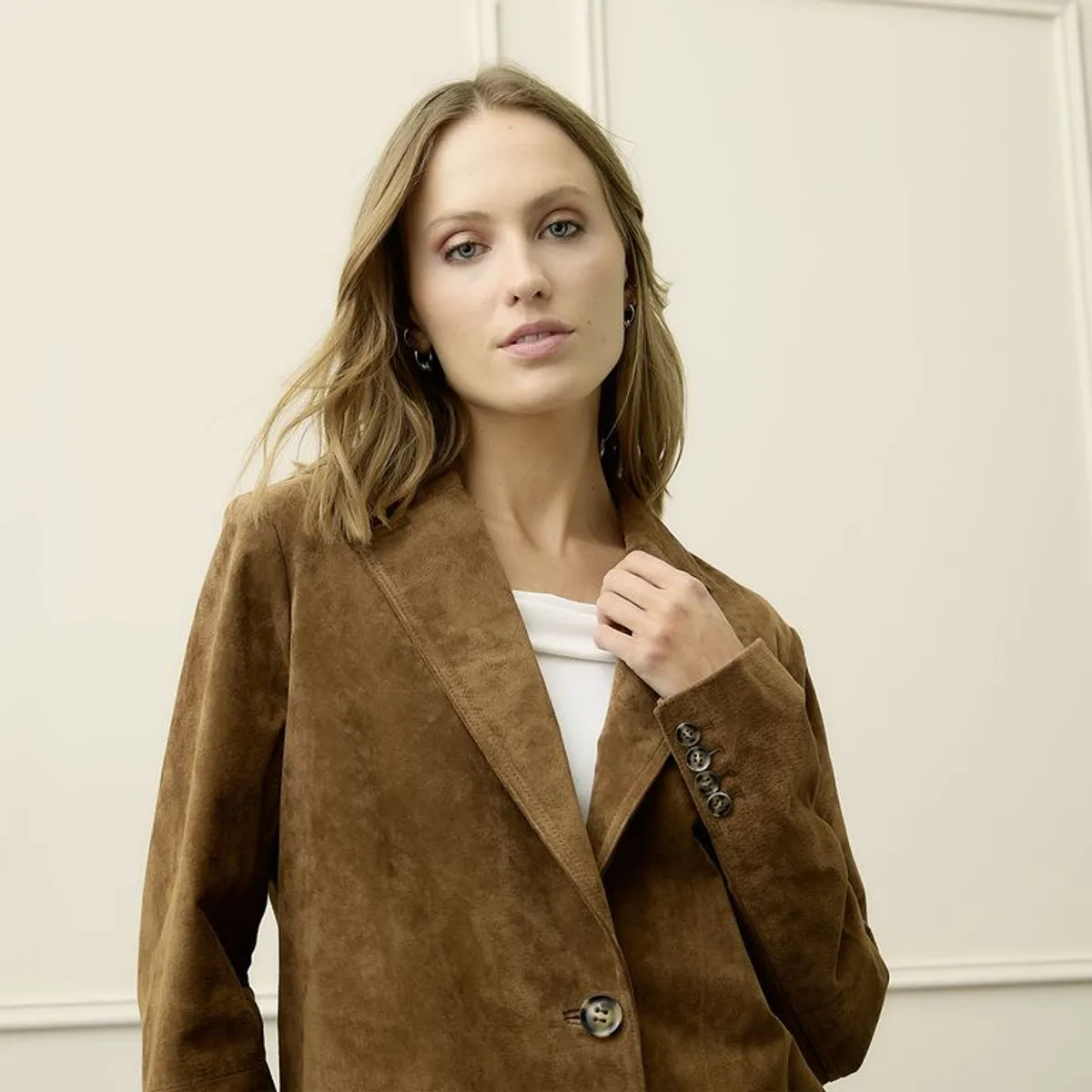 BASEMENT - Blazer De Cuero Mujer Basement