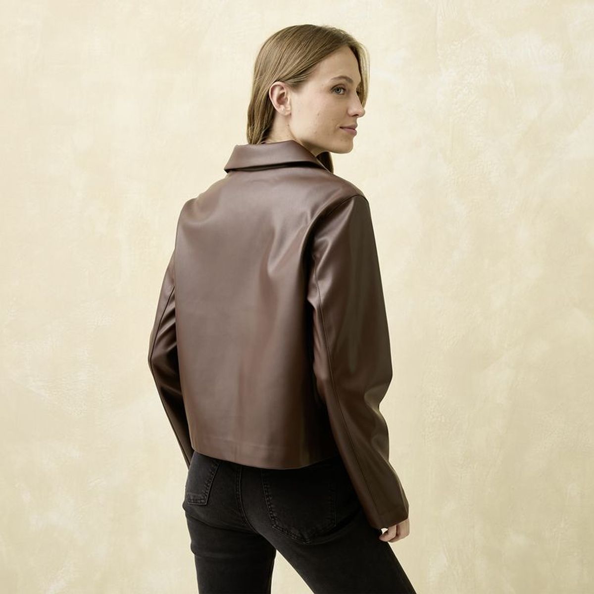 UNIVERSITY CLUB - Casaca Efecto Cuero Mujer University Club