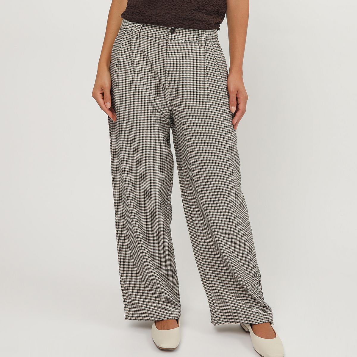 UNIVERSITY CLUB - Pantalón Straight Tiro Alto Mujer University Club