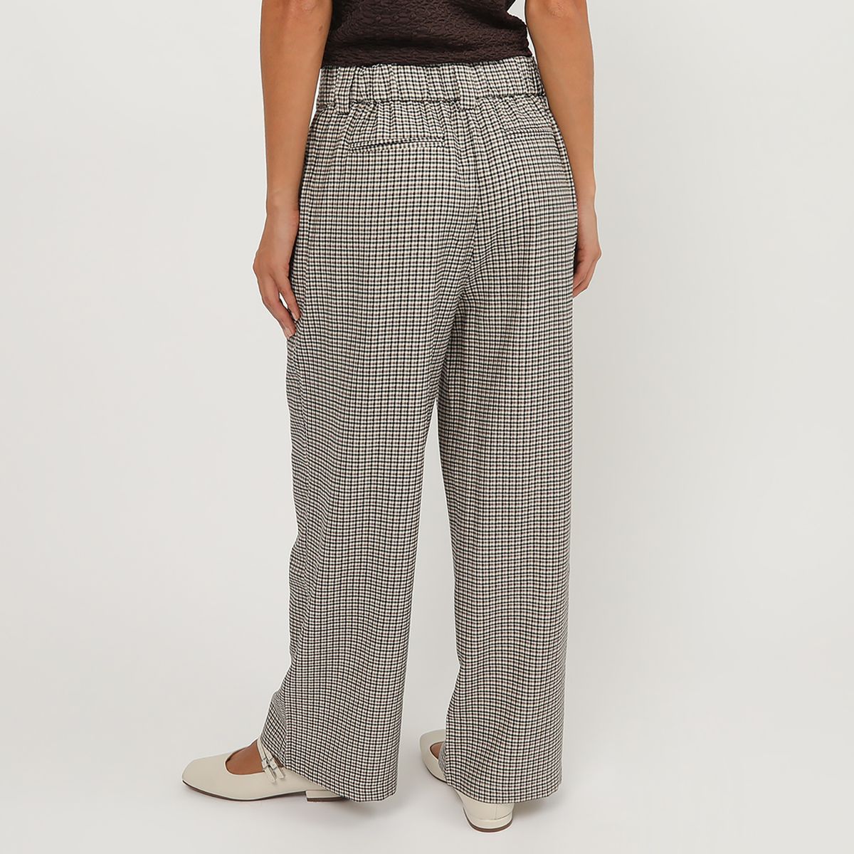 UNIVERSITY CLUB - Pantalón Straight Tiro Alto Mujer University Club