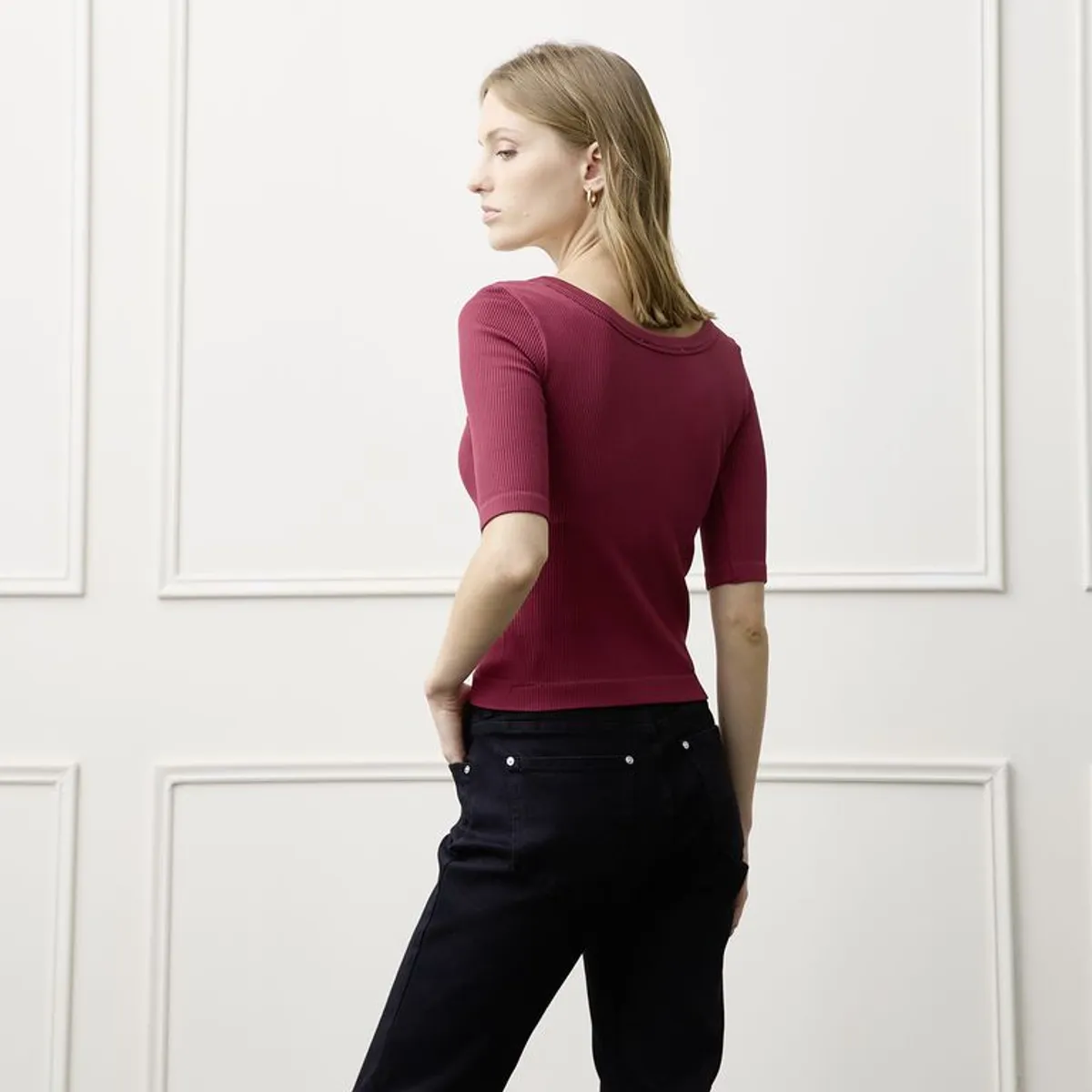 BASEMENT - Polo Manga Corta Mujer Basement