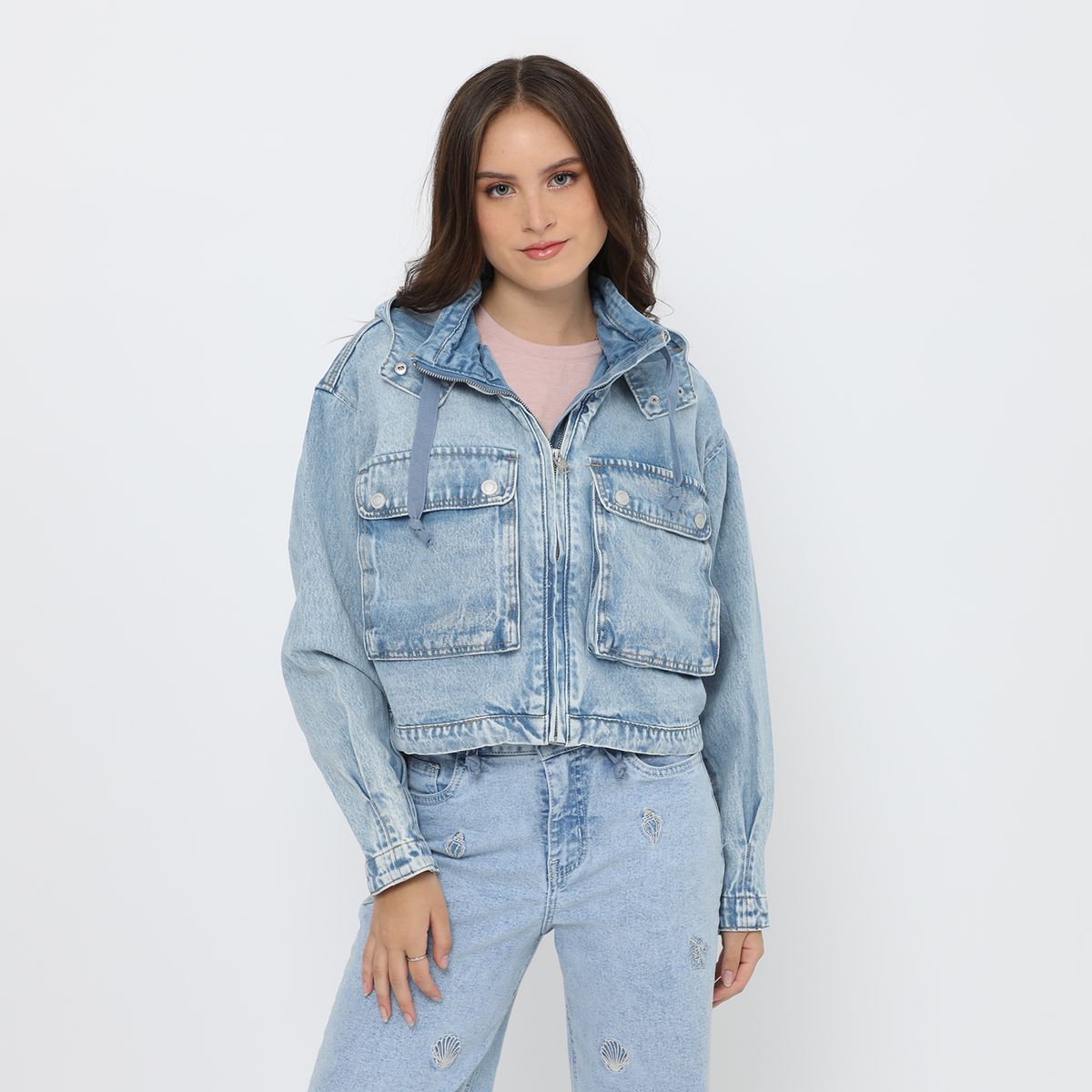 DOO AUSTRALIA - Casaca Denim Mujer Doo Australia