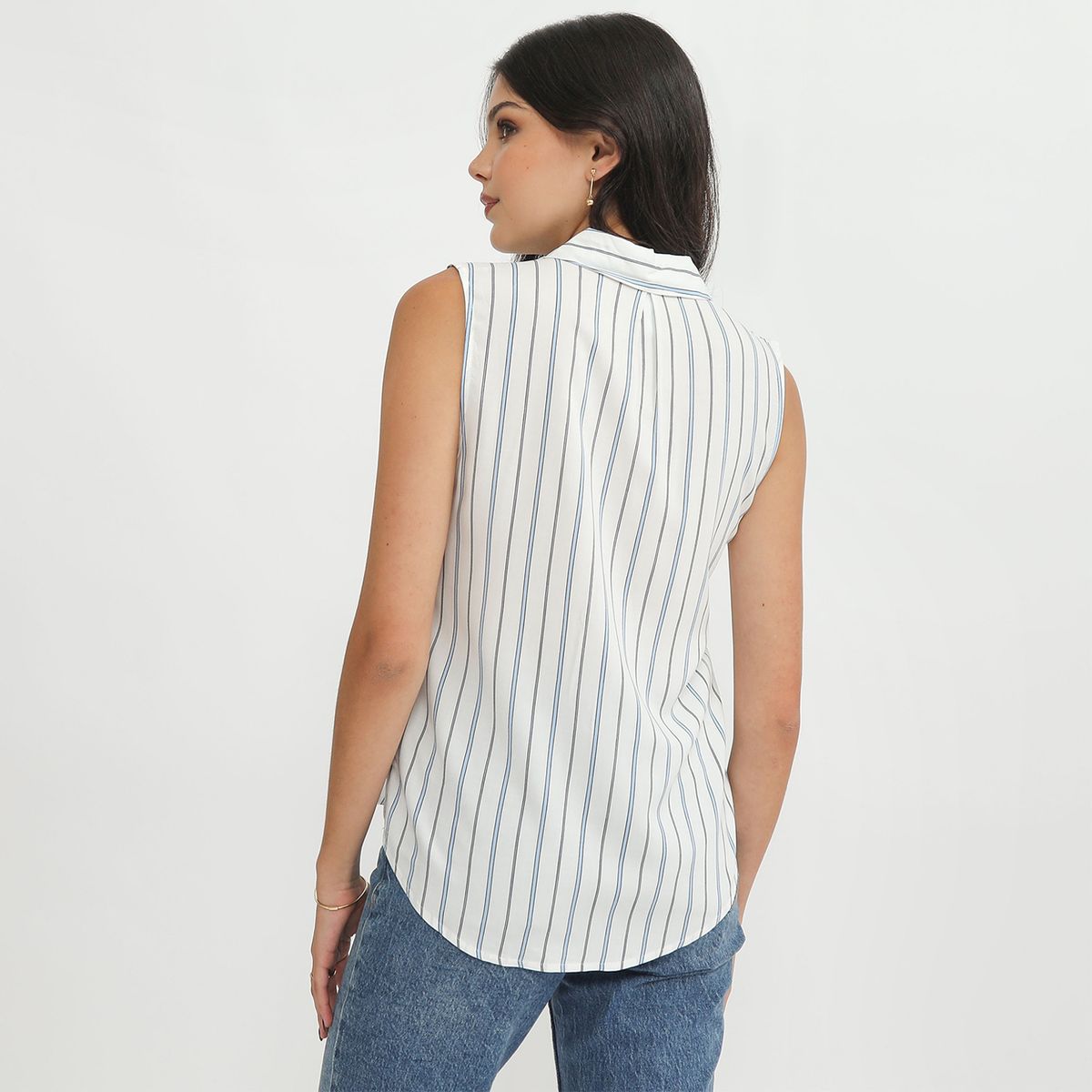 SYBILLA - Blusa Sin Mangas Mujer Sybilla