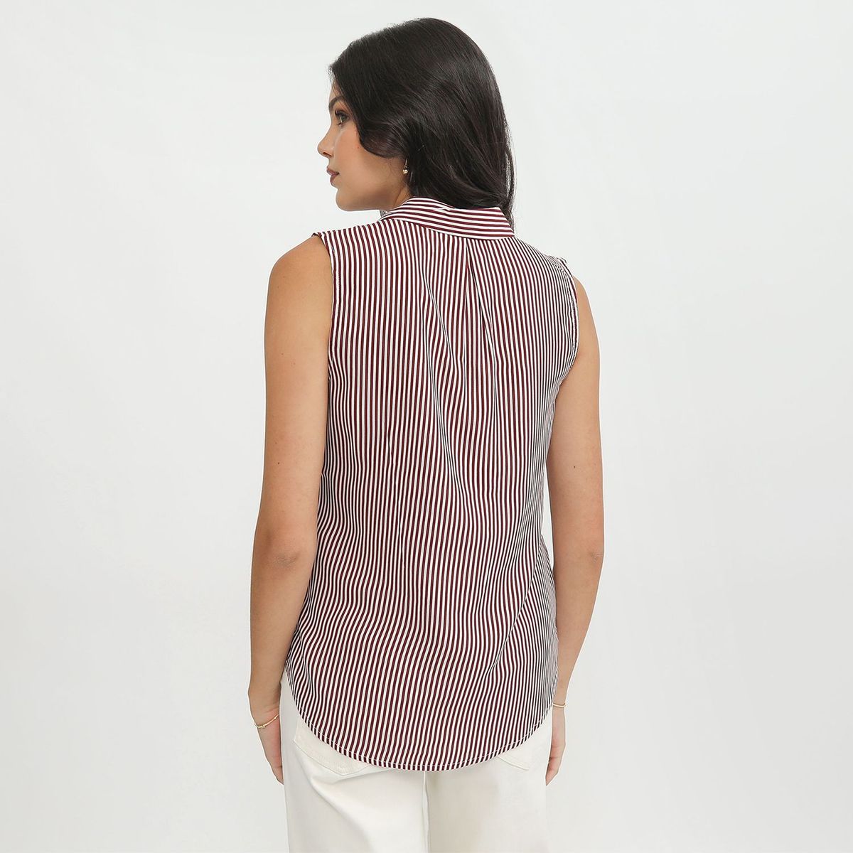 SYBILLA - Blusa Sin Mangas Mujer Sybilla