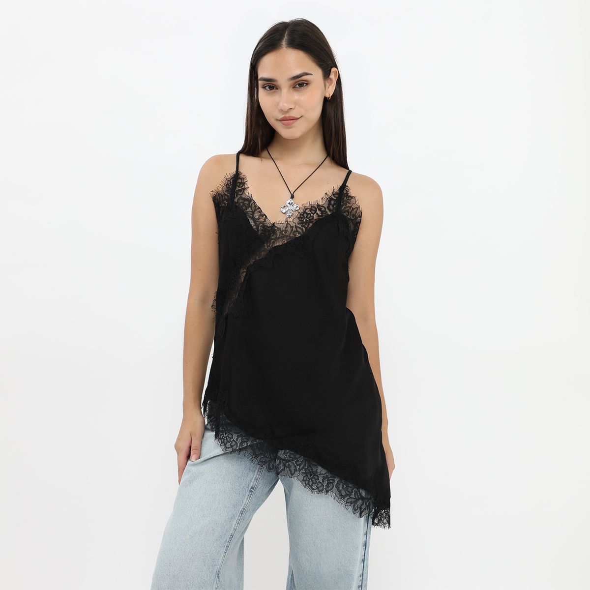 SYBILLA - Blusa Sin Mangas Mujer Sybilla