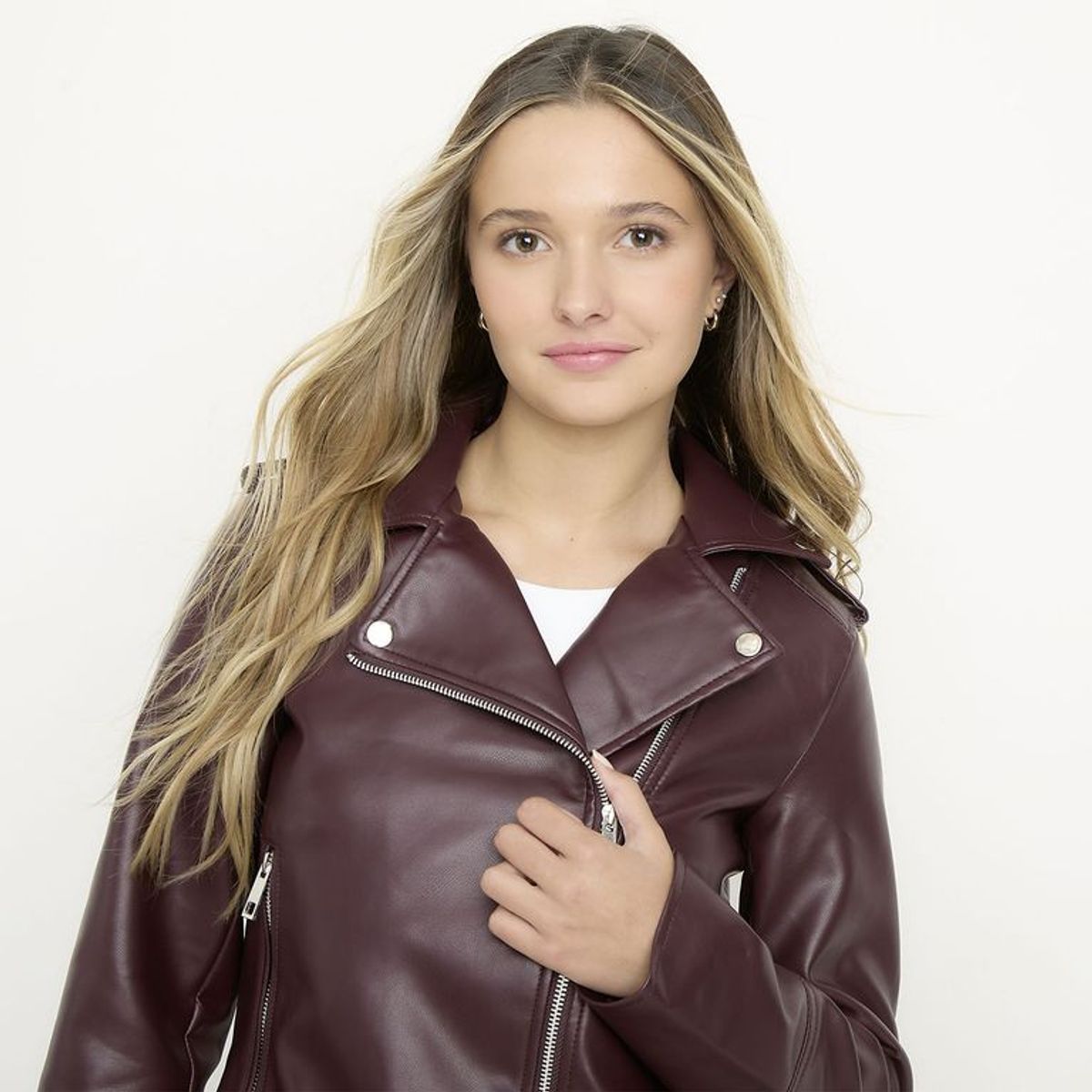 SYBILLA - Casaca Efecto Cuero Mujer Sybilla
