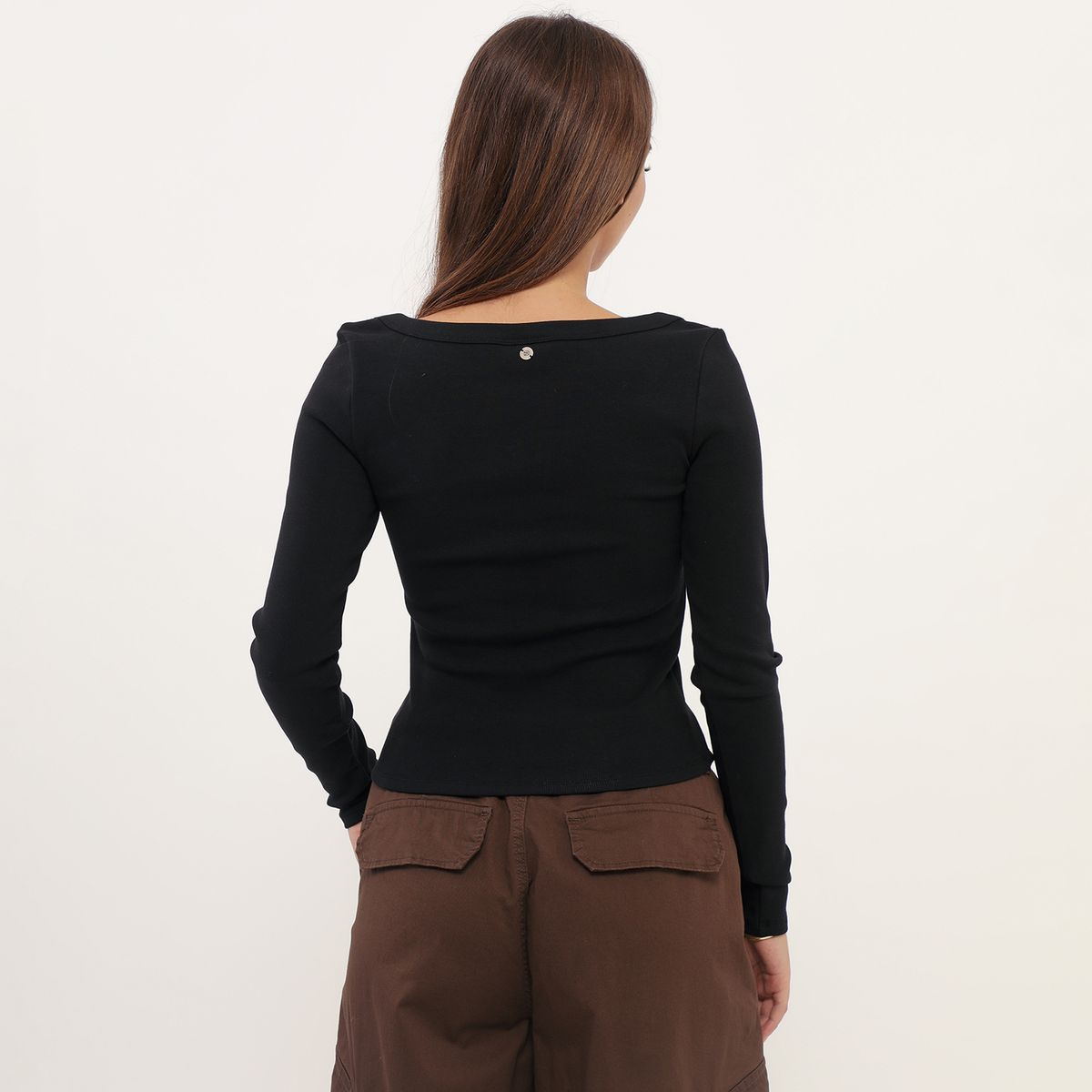 DENIMLAB - Polo Manga Larga Mujer Denimlab
