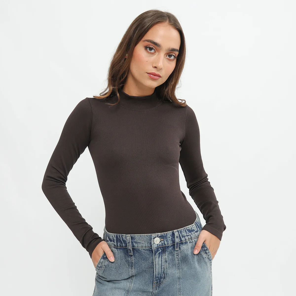 DENIMLAB - Body Manga Larga Mujer Denimlab