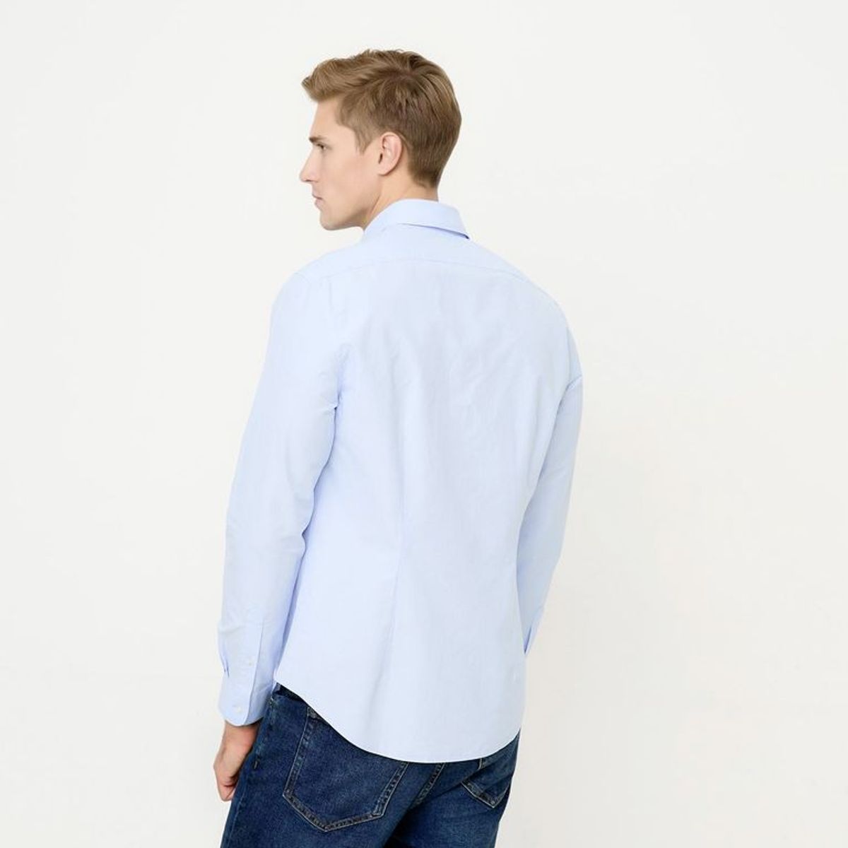 WOLF&HANK - Camisa Slim Fit Manga Larga Hombre Wolf&Han