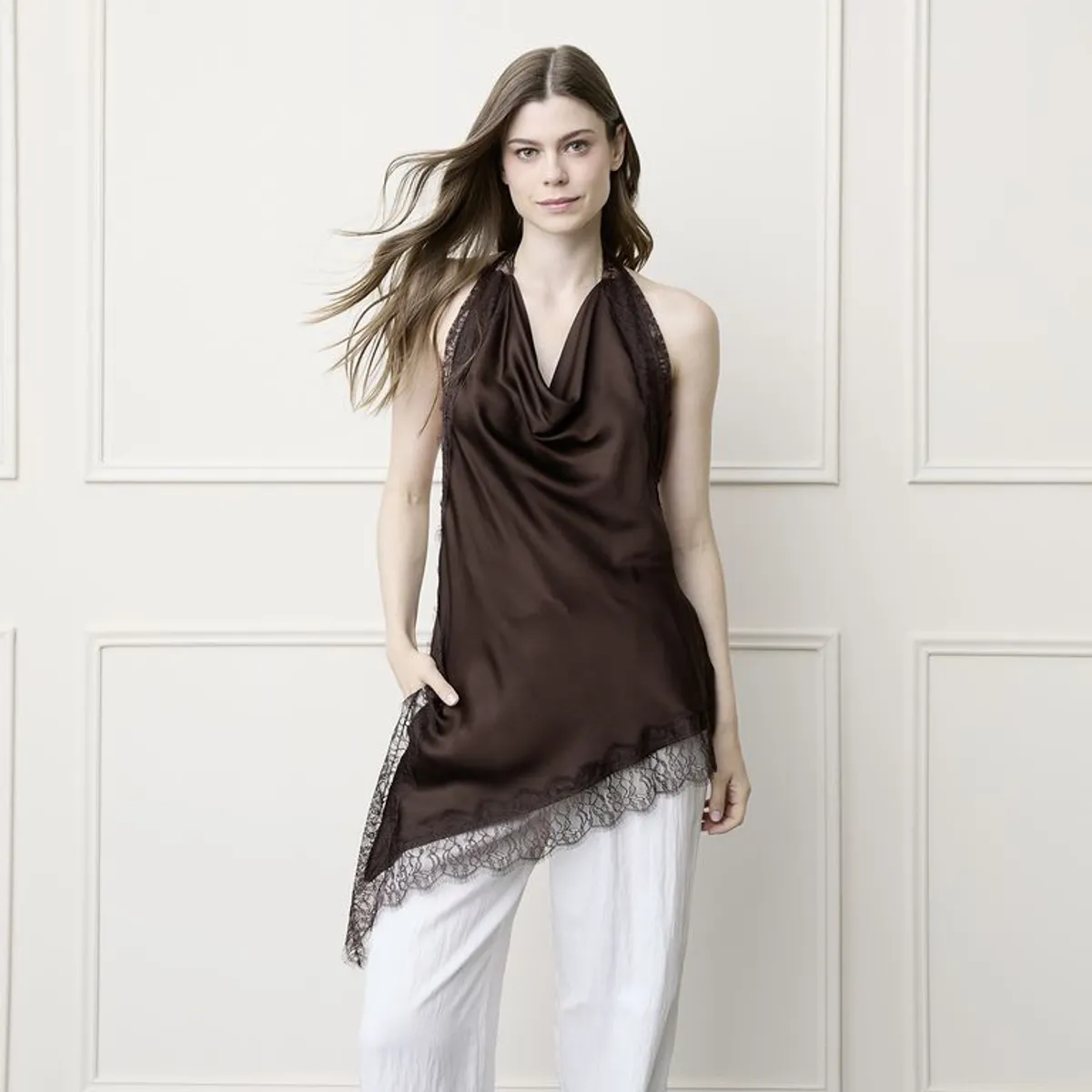 BASEMENT - Blusa Manga Corta Mujer Basement