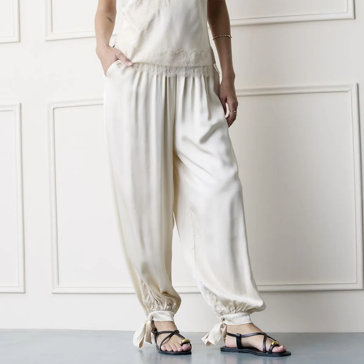 BASEMENT - Pantalón Balloon Mujer Basement