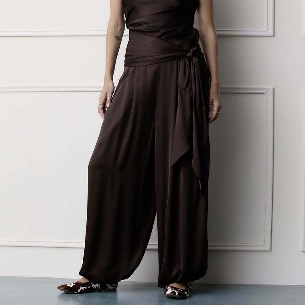 BASEMENT - Pantalón Balloon Mujer Basement