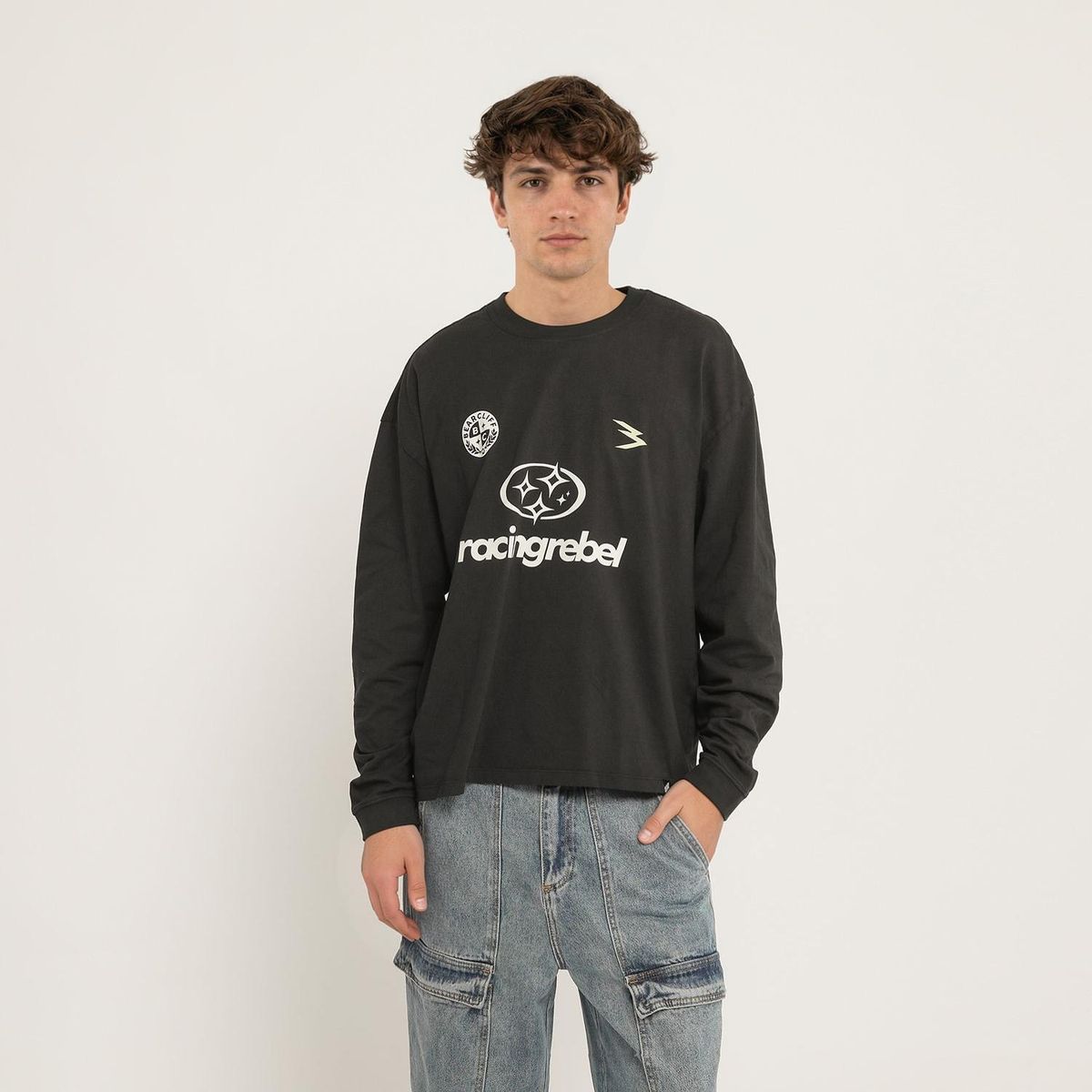 BEARCLIFF - Polo Algodón Manga Larga  Hombre Bearcliff