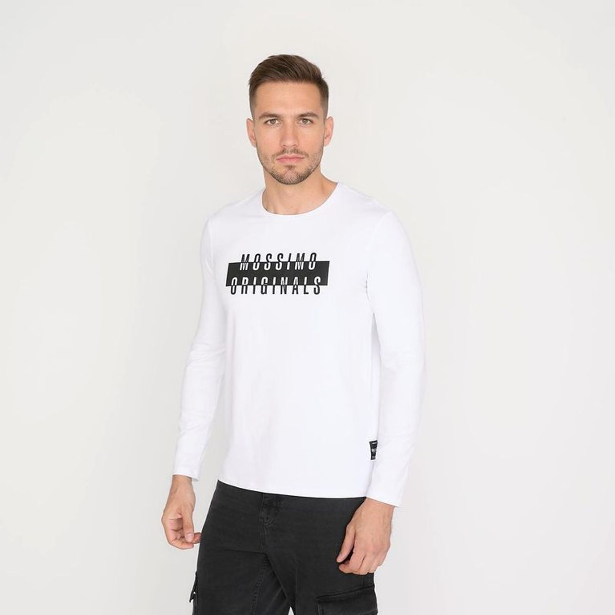 MOSSIMO - Polo Algodón Manga Larga Hombre Mossimo