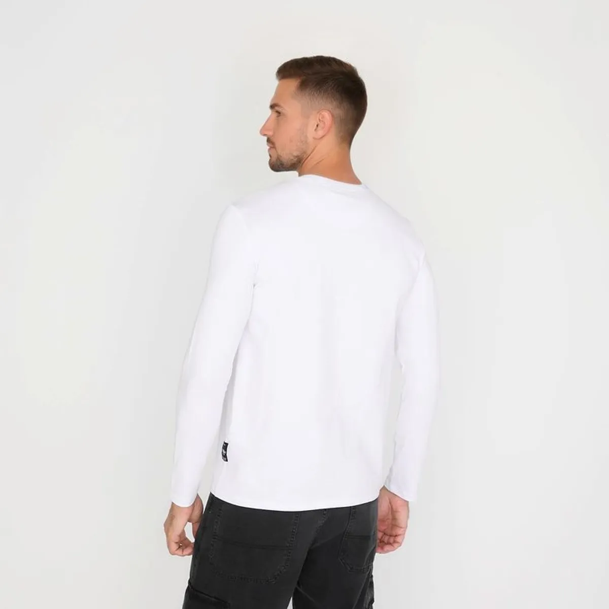MOSSIMO - Polo Algodón Manga Larga Hombre Mossimo