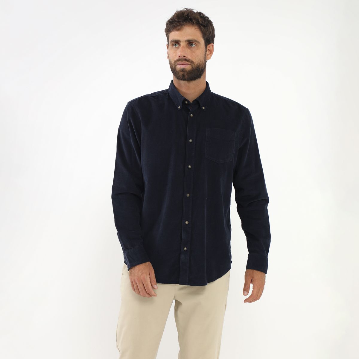 UNIVERSITY CLUB - Camisa 100%Algodón Manga Larga Hombre University Club