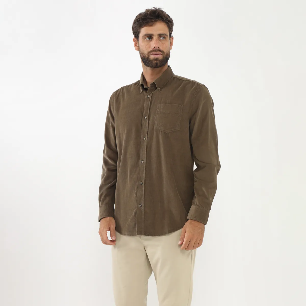 UNIVERSITY CLUB - Camisa 100%Algodón Manga Larga Hombre University Club