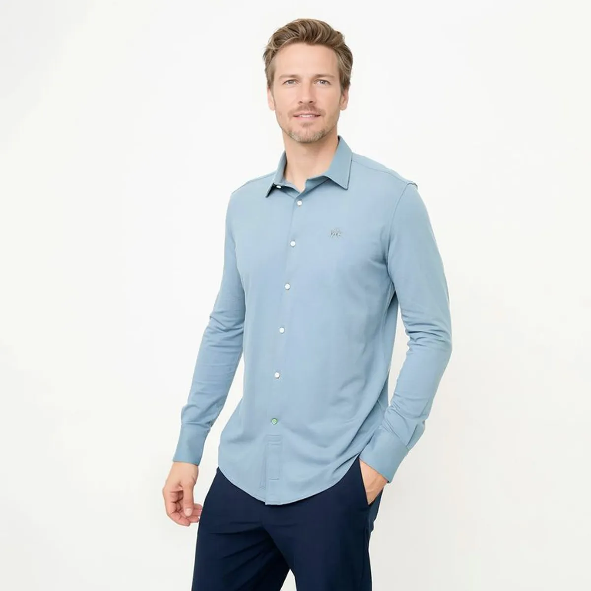 LA MARTINA - Camisa Algodón Casual Manga Larga Hombre La Martina