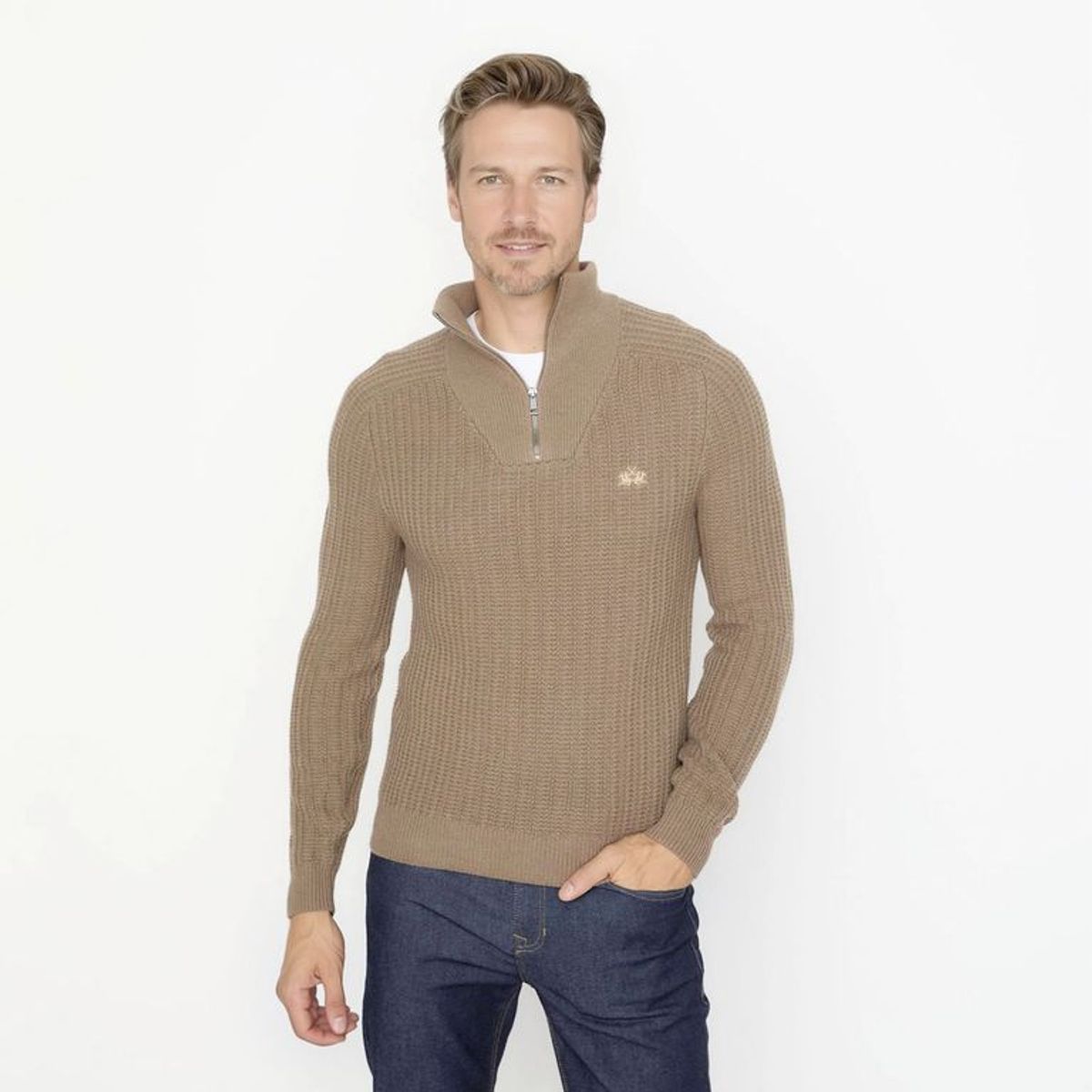 LA MARTINA - Chompa Algodón Manga Larga Hombre La Martina