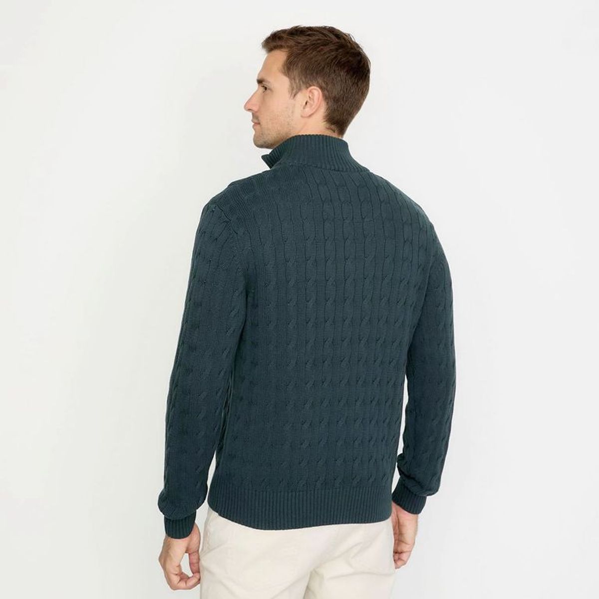 UNIVERSITY CLUB - Chompa 100%Algodón Half Zip Regular fit Hombre University Club