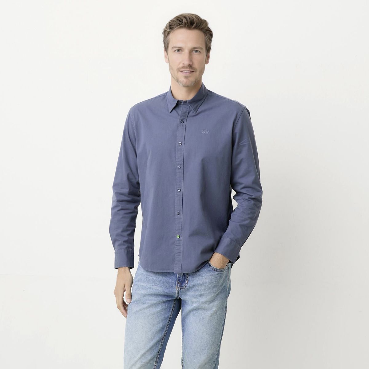 LA MARTINA - Camisa 100% Algodón Manga larga Hombre La Martina