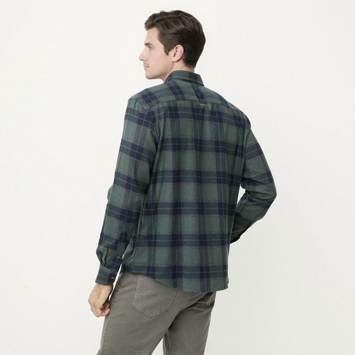 NEWPORT - Camisa Algodón Manga Larga Casual Hombre Newport