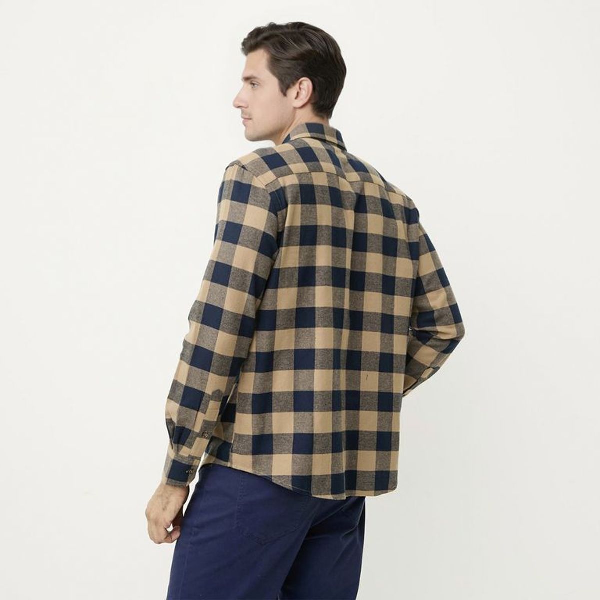 NEWPORT - Camisa Algodón Manga Larga Casual Hombre Newport