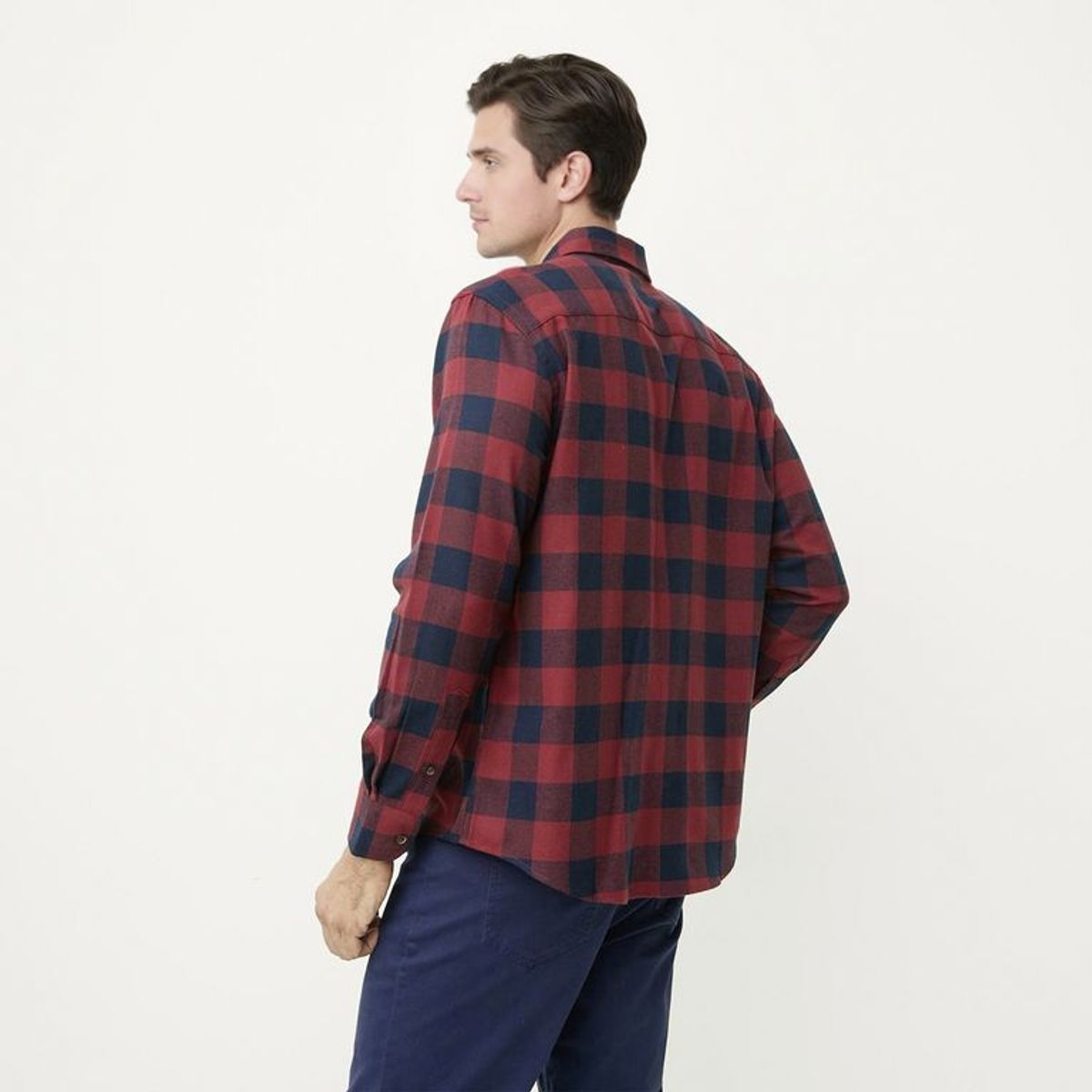 NEWPORT - Camisa Algodón Manga Larga Casual Hombre Newport