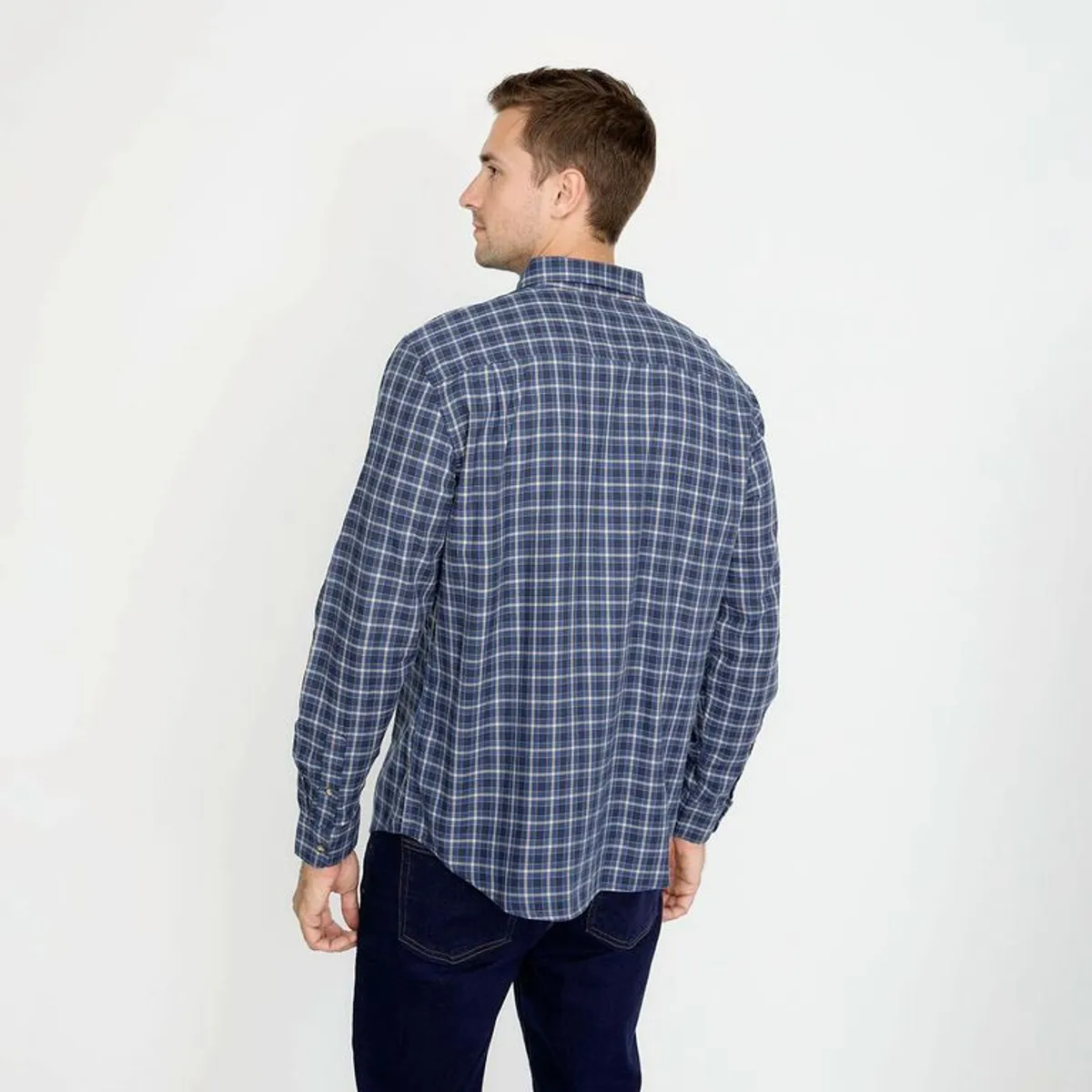 UNIVERSITY CLUB - Camisa 100%Algodón Manga Larga Hombre University Club