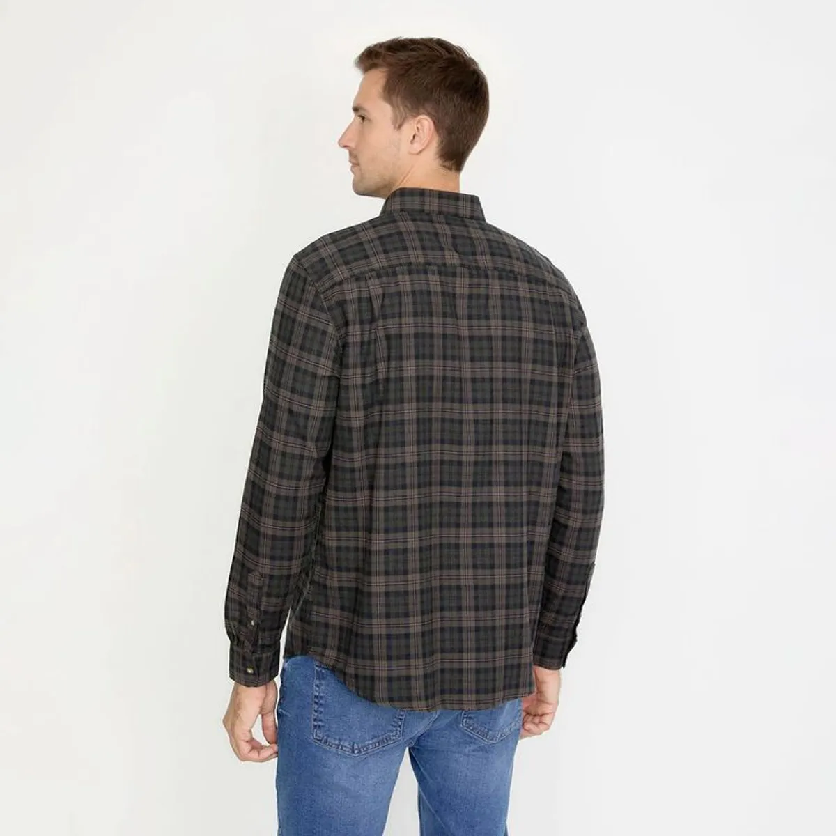 UNIVERSITY CLUB - Camisa 100%Algodón Manga Larga Hombre University Club