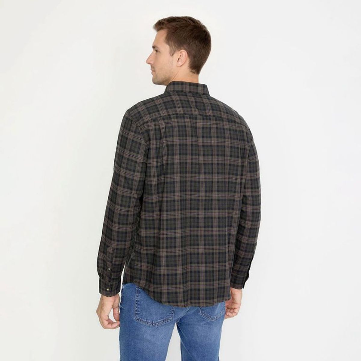 UNIVERSITY CLUB - Camisa 100%Algodón Manga Larga Hombre University Club