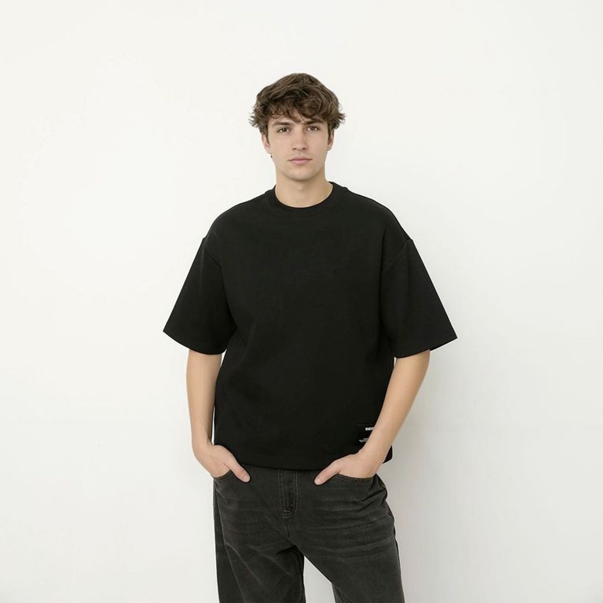 BEARCLIFF - Camisa Algodón Casual Manga corta Hombre Bearcliff