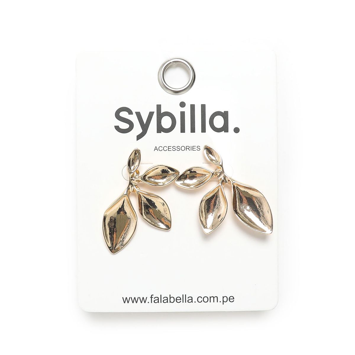 SYBILLA - Aretes Dorados Flor