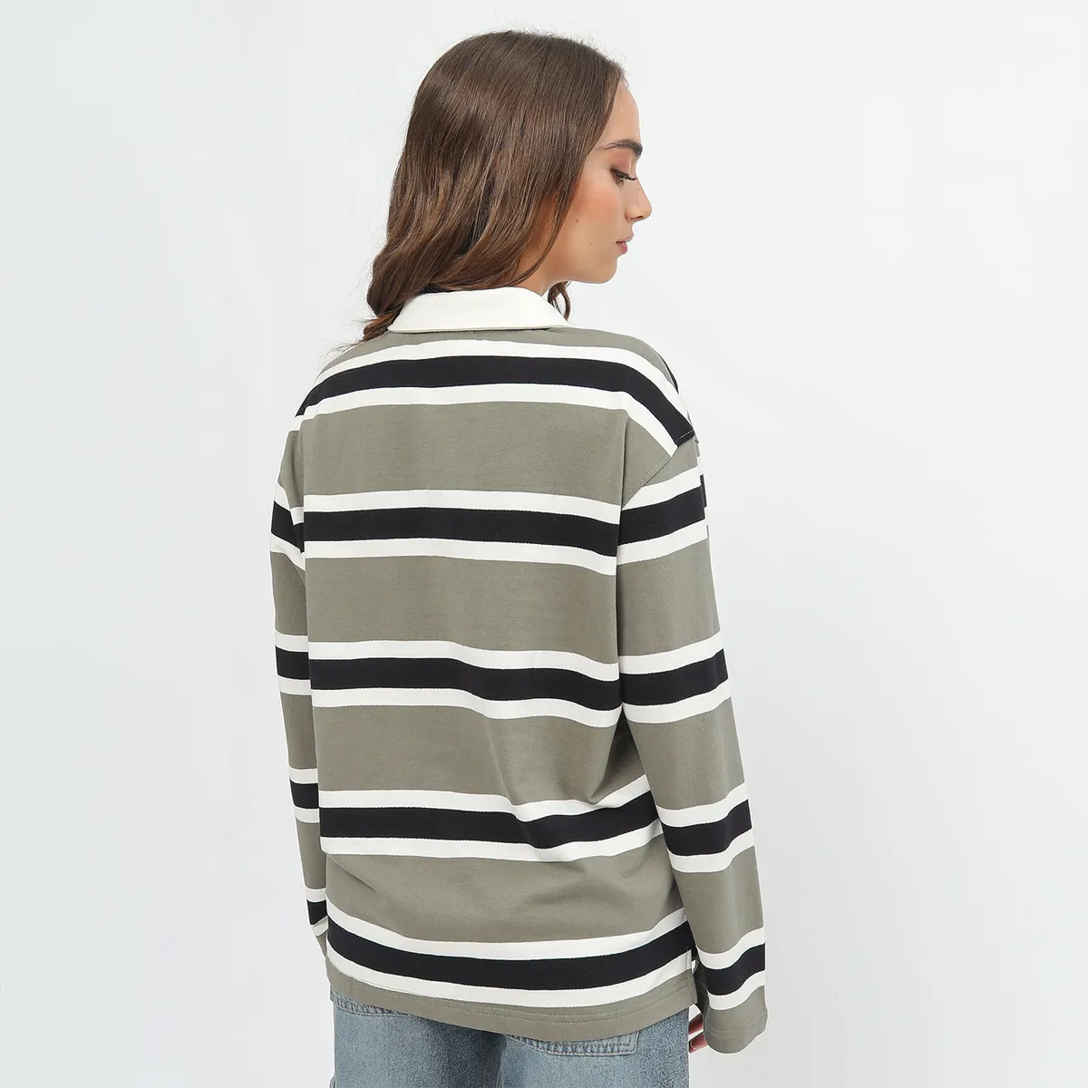 DENIMLAB - Polo Manga Larga Mujer Denimlab