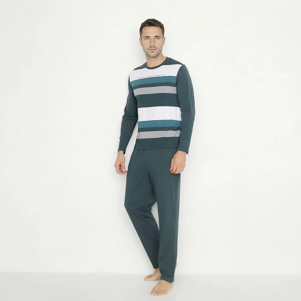BENETTON - Pijama Largo Hombre Benetton