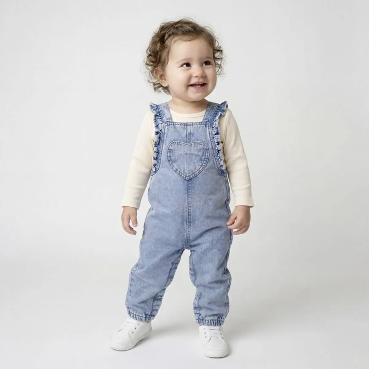 YAMP - Overol Bebé Niña Algodón Yamp