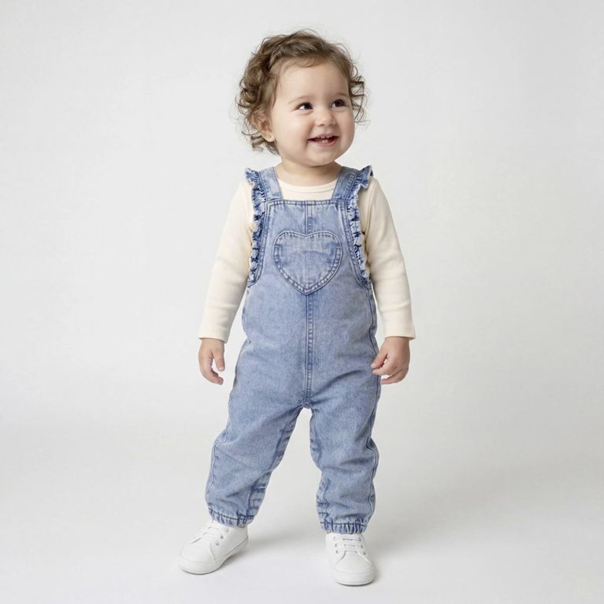YAMP - Overol Bebé Niña Algodón Yamp
